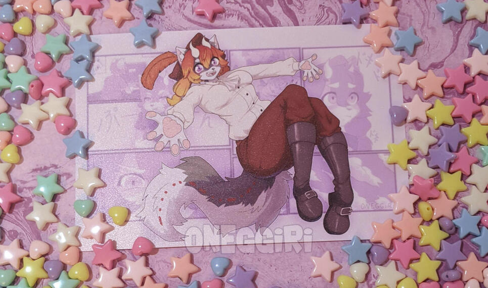 4x6" original artwork print